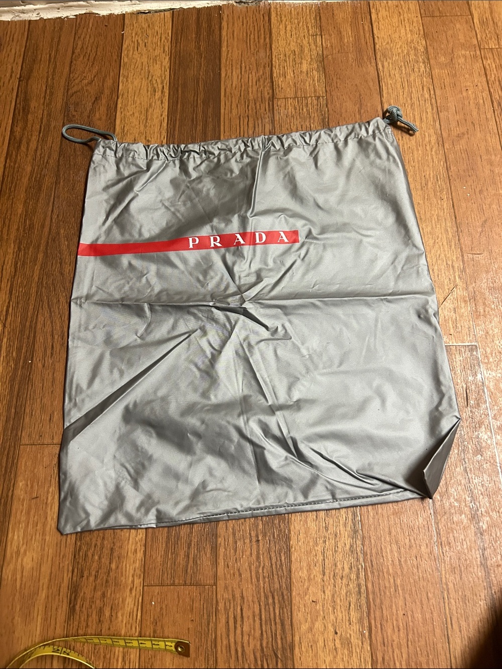 Prada Sport Silver Gray Vinyl Dust Bag - Picture 2 of 5